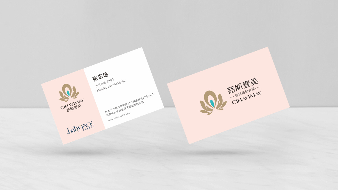 慈航壹美國際美容會所企業(yè)VI設(shè)計,連鎖品牌LOGO設(shè)計